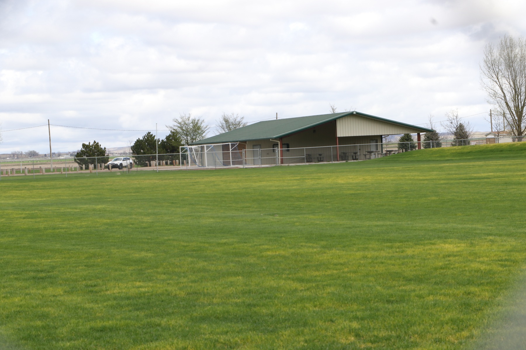 Landers Soccer Complex with building