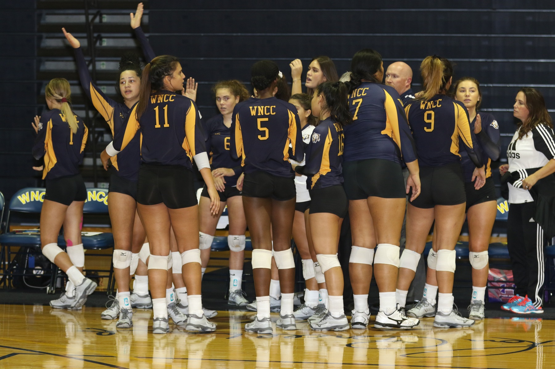 WNCC volleyball wins twice in Las Vegas