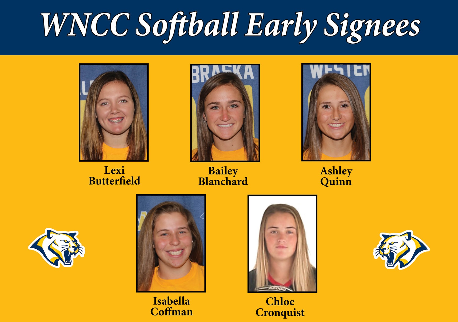 WNCC softball signs five during early signing period