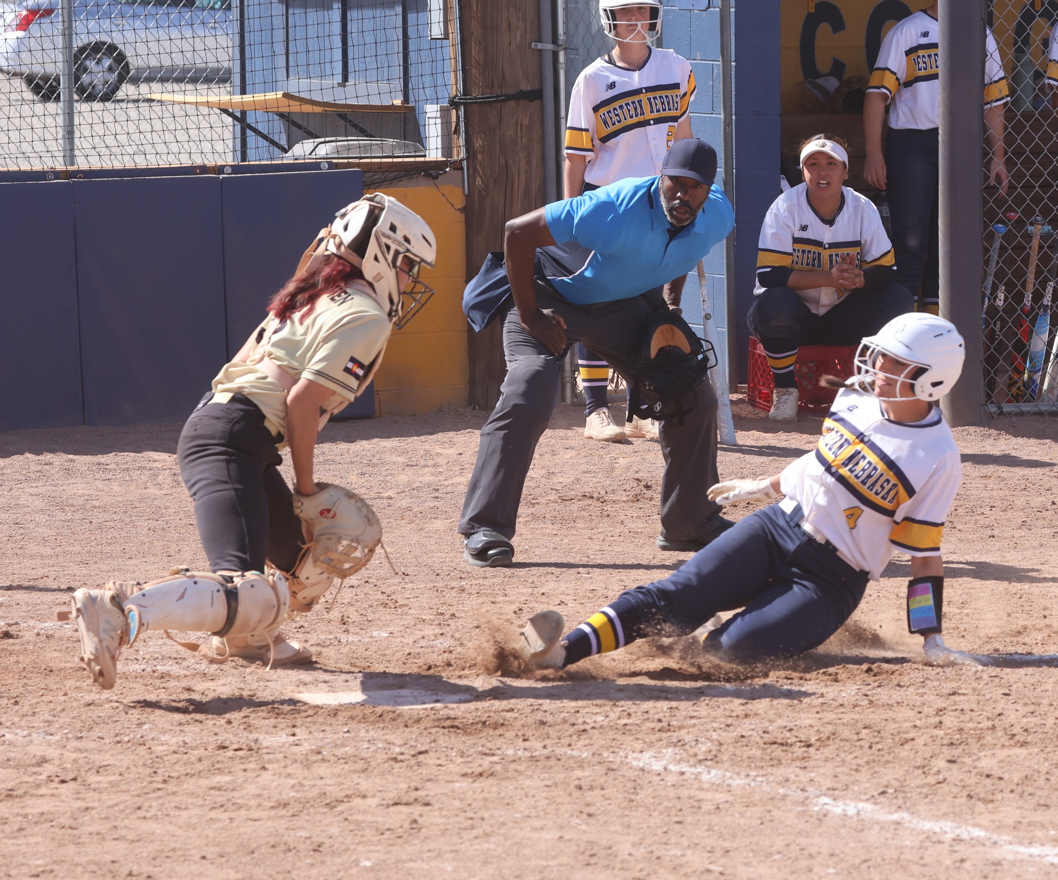 Action against NJC in the last home game earlier in April.