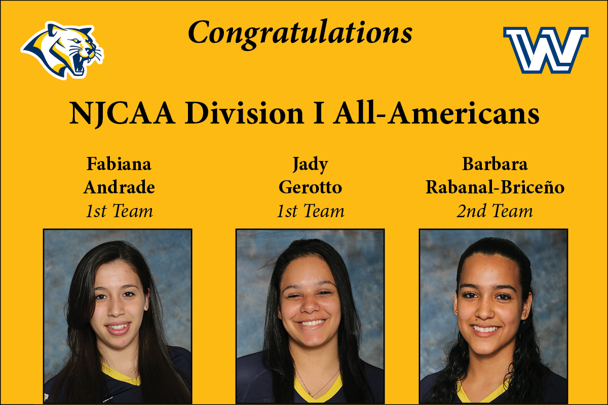 Three WNCC volleyball players earn All-American honors